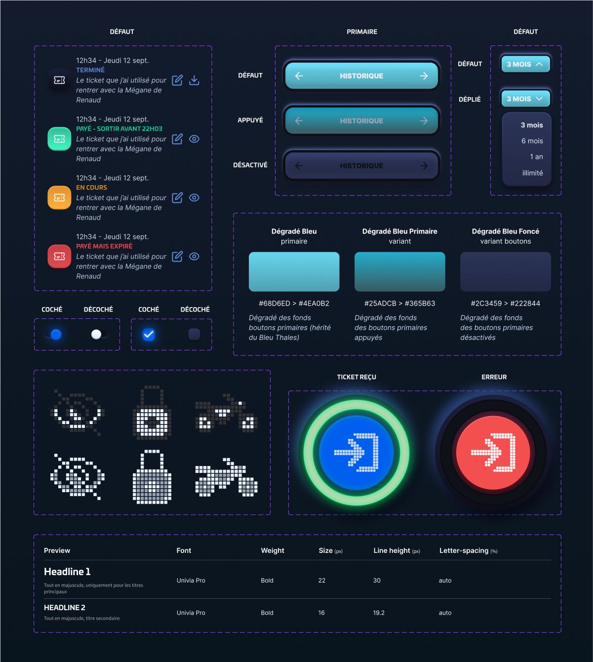 Échantillon Design System Thales
